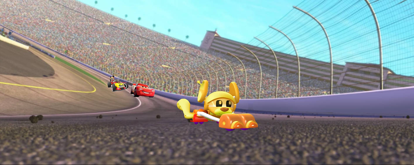 Mouse racing Mickey Mouse and Lightning McQueen by BradleyBrowne on ...