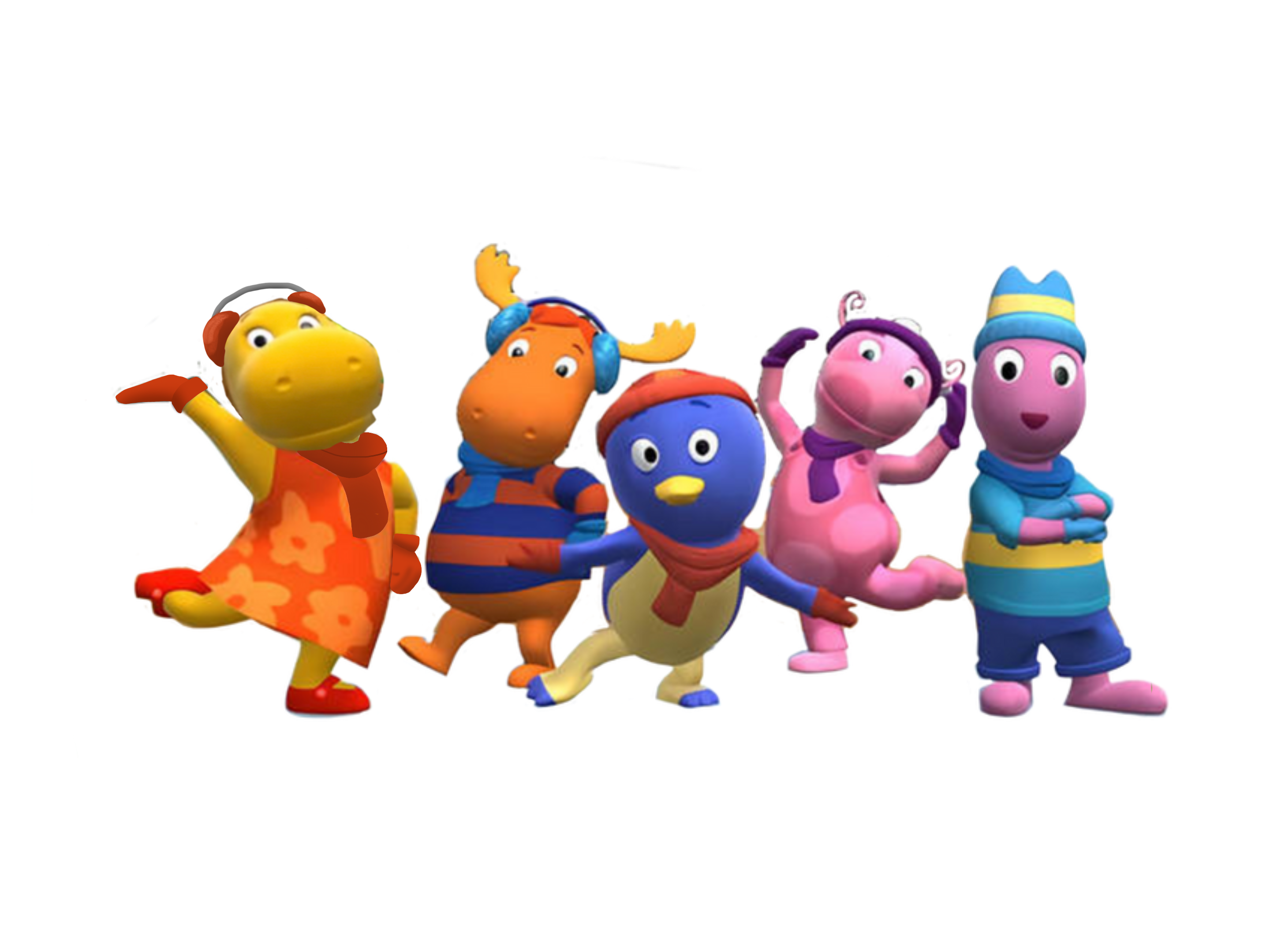The Backyardigans Characters. Deviantart The Backyardigans (Winter Clothes Season 1 Style) by BradleyBrowne on ...