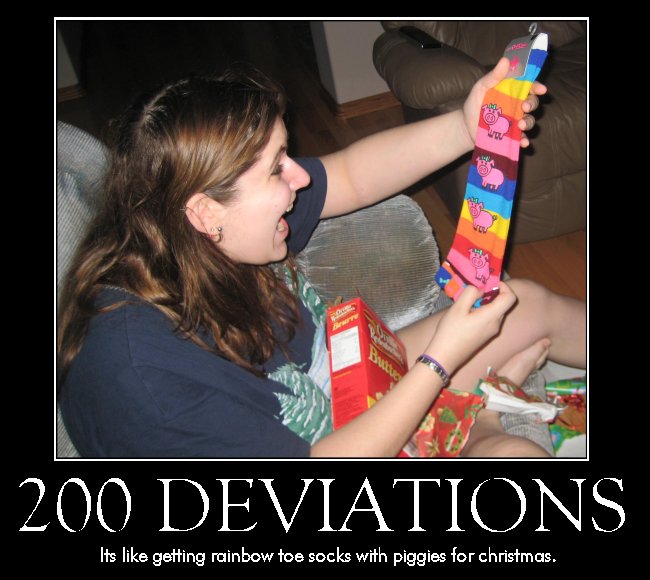 200 Deviations