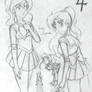 Sailor Jupiter Sketches