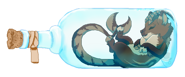 Bottle YCH - Forumsdackel