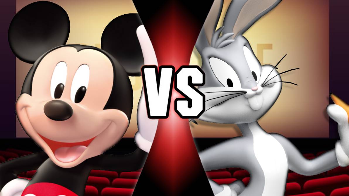Mickey Mouse vs Bugs Bunny by mrnoma on DeviantArt
