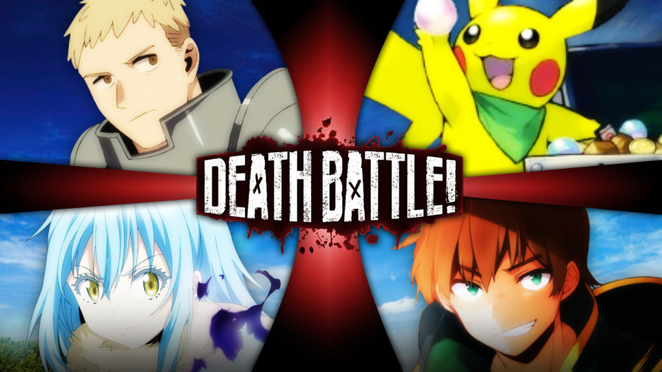 Laios vs the protagonist vs Rimuru vs Kazuma by mrnoma on DeviantArt