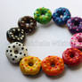 Rainbow donut bracelet