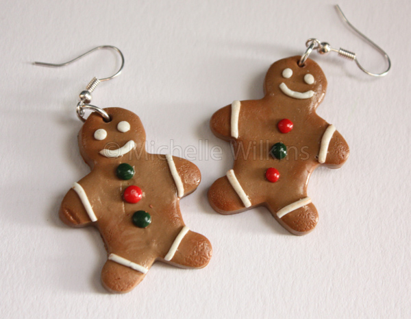 Gingerbread men Earrings