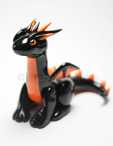 Orange and Black Dragon