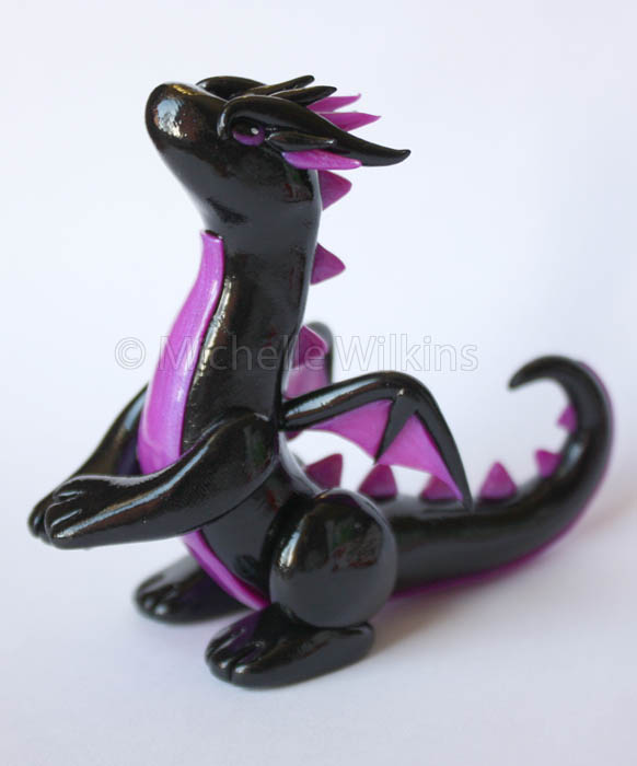 Purple and Black Dragon