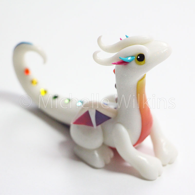 Rainbow dragon white version