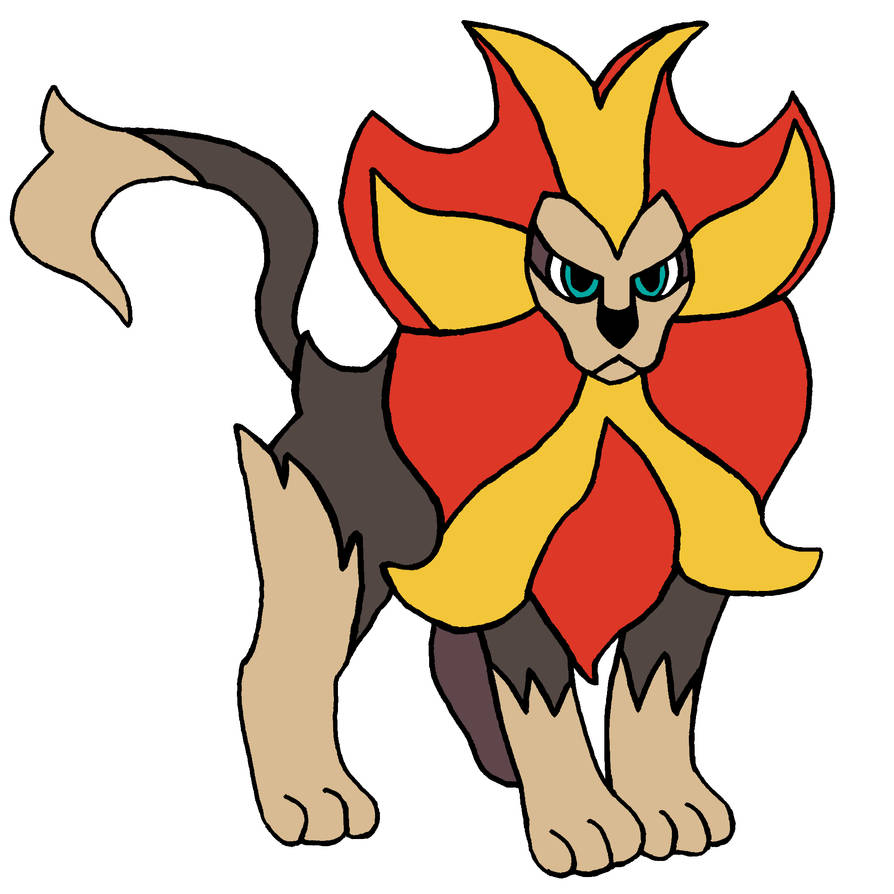 Pokemon Art - Pyroar by RyanWiebe on DeviantArt