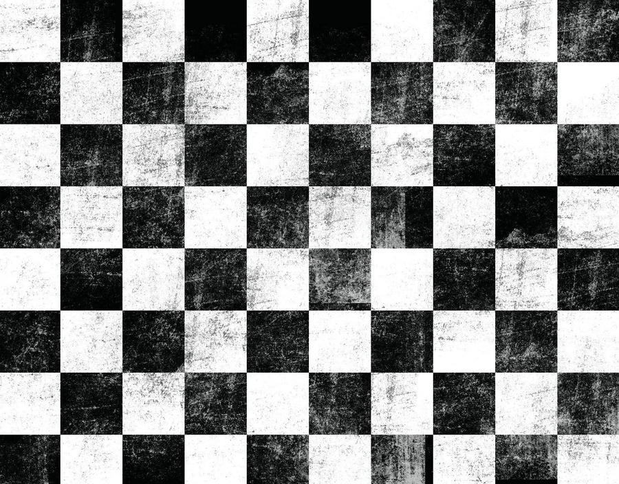 Black Rock Shooter checker pattern