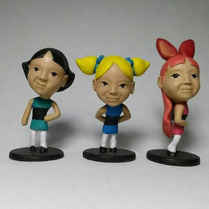Custom heads Chibi Powerpuff Girls 