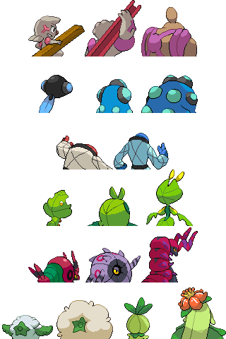 Shiny - Pokemon Back Sprites (1024x640), Png Download