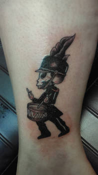 Parade marcher tattoo