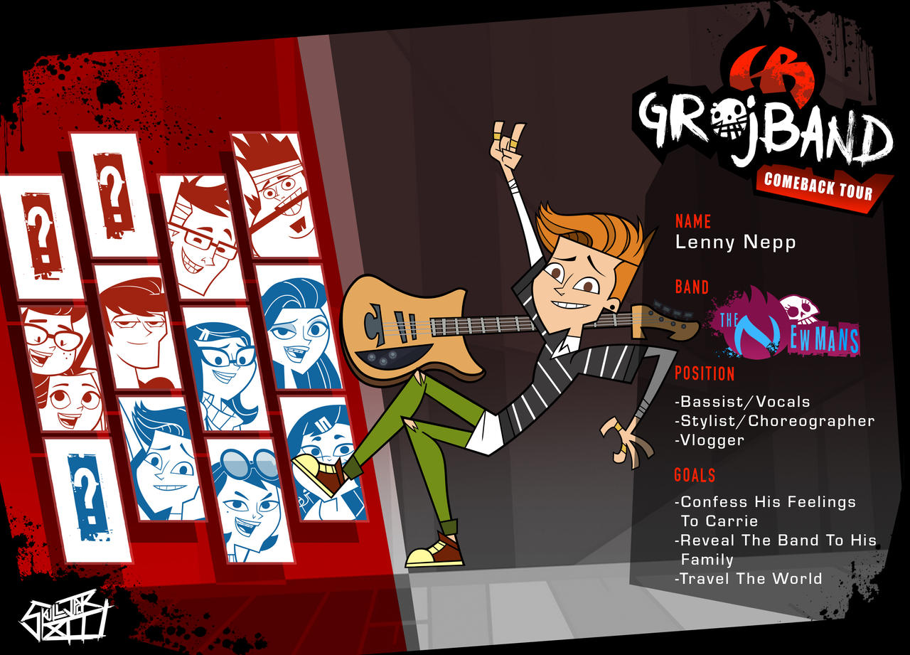 GrojBand Comeback Tour - Lenny Nepp by SkullJackXIII on DeviantArt