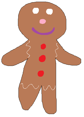 Gingerbread man by LadyFeliz on DeviantArt