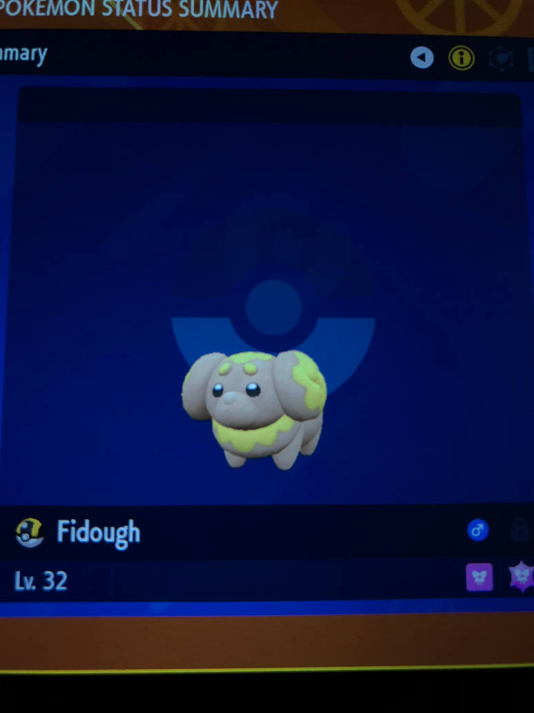 Shiny Fidough by LadyFeliz on DeviantArt