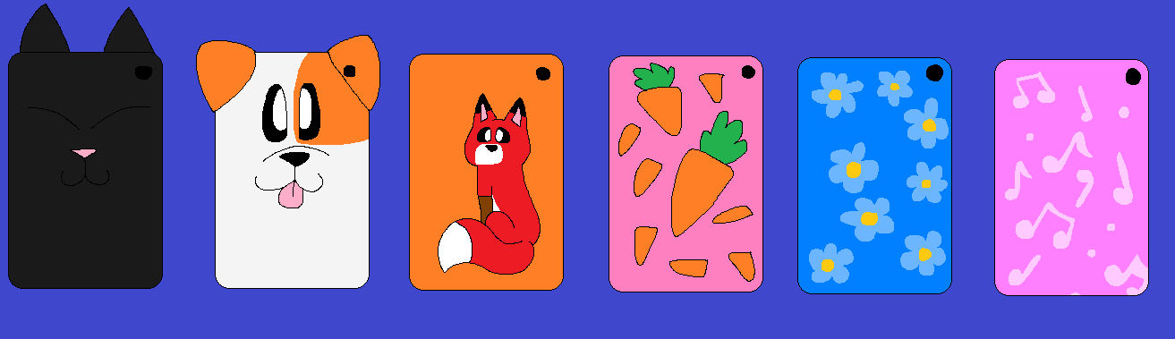 Phone Base Deviantart Click's friends phones by LadyFeliz on DeviantArt