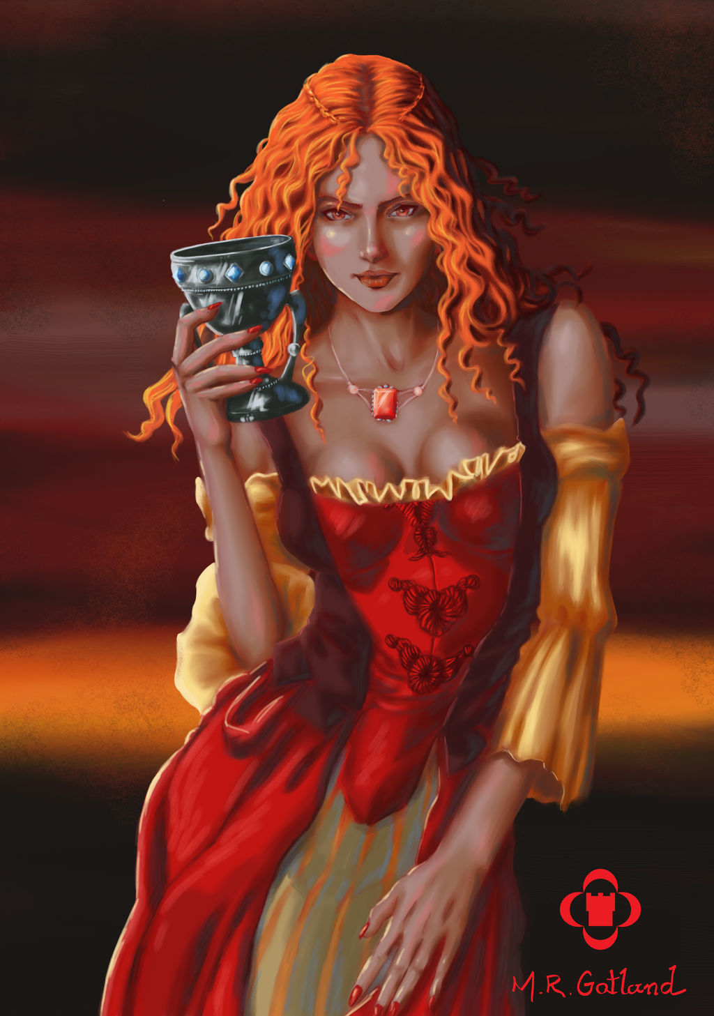 Melisandre of Asshai - A Song of Ice and Fire by mrgotland