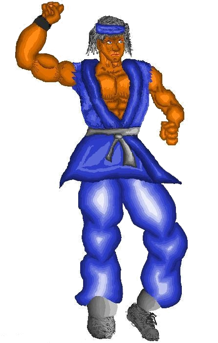 Pixel Art Fighter by sargeaxa