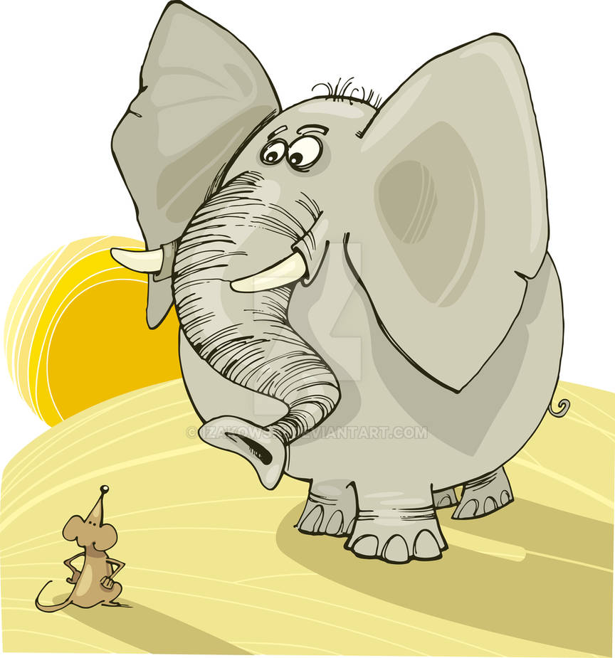 Elephant Rabbit Mouse Elephant and Mouse by izakowski on DeviantArt