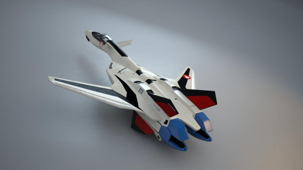 YF-19 3d model.Texture set #1