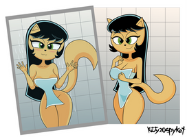 Kitty Katswell bathtime