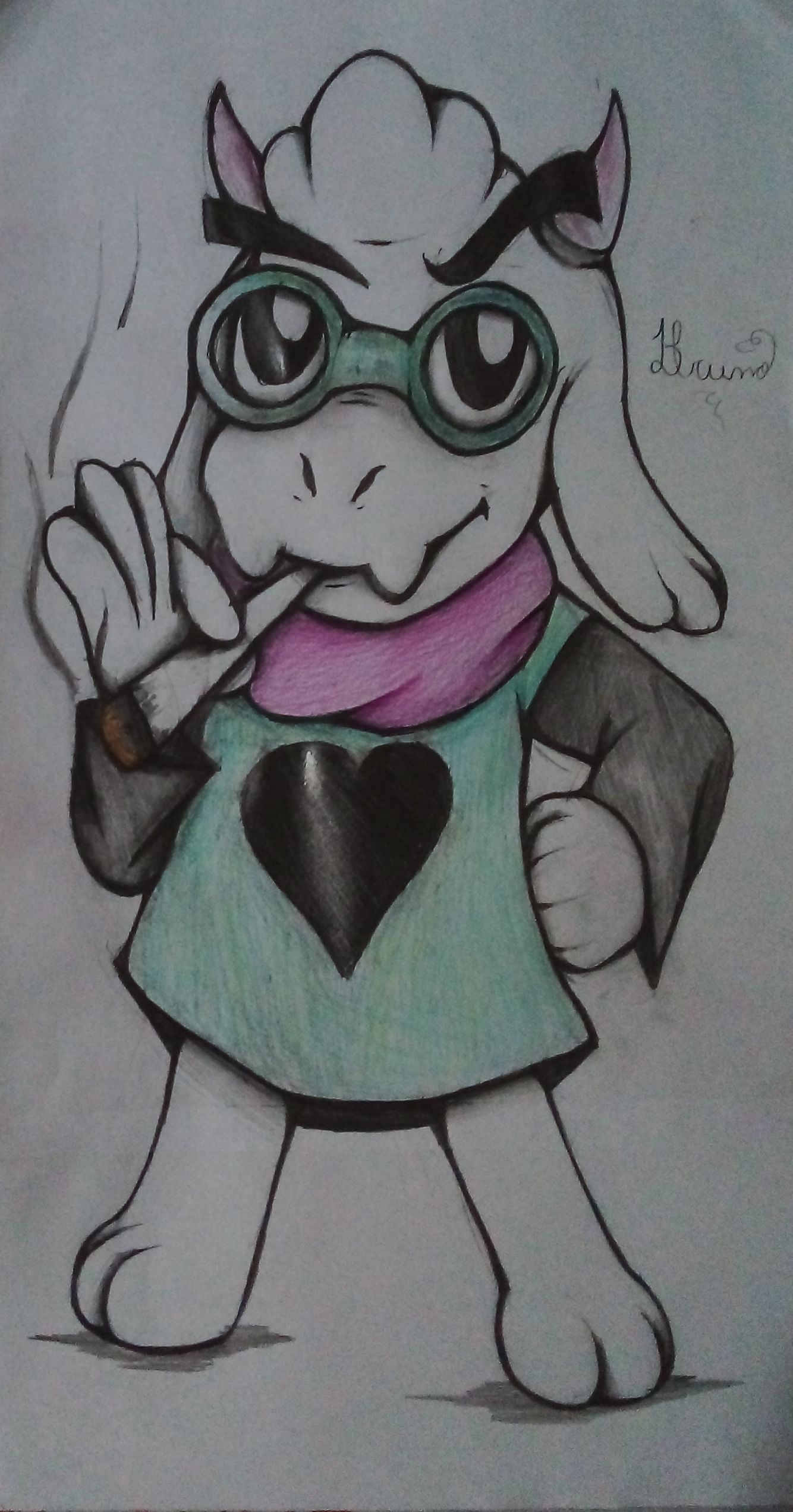 Ralsei smoking a fat blunt by MarciMarlins on DeviantArt