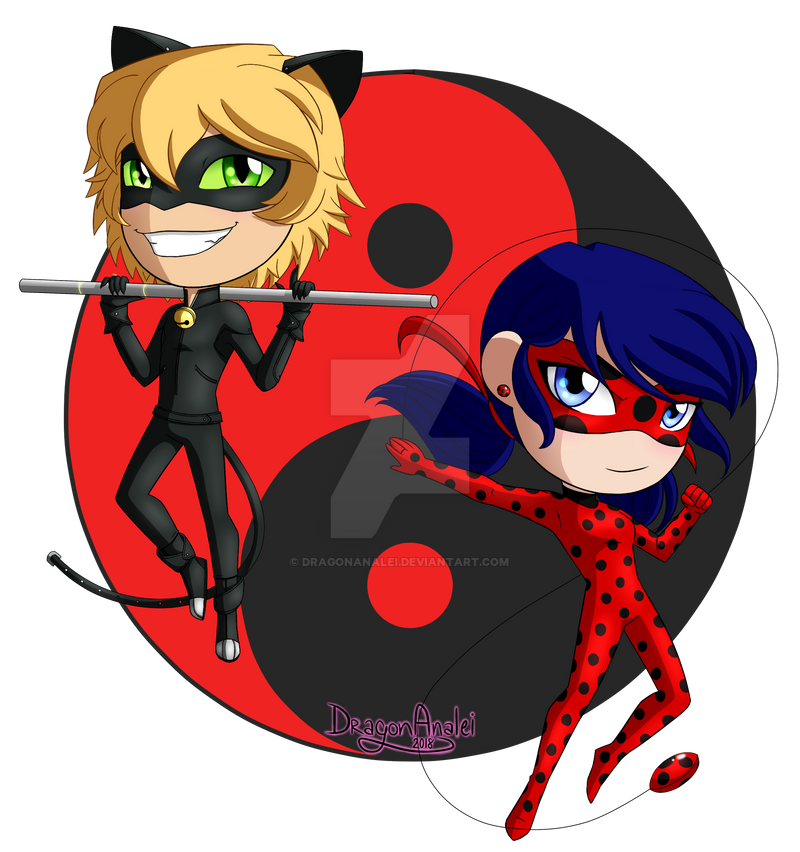 Chibi Ladybug And Cat Noir By Dragonanalei On Deviantart Chibi Ladybug And Cat Noir By Dragonanalei On Deviantart
