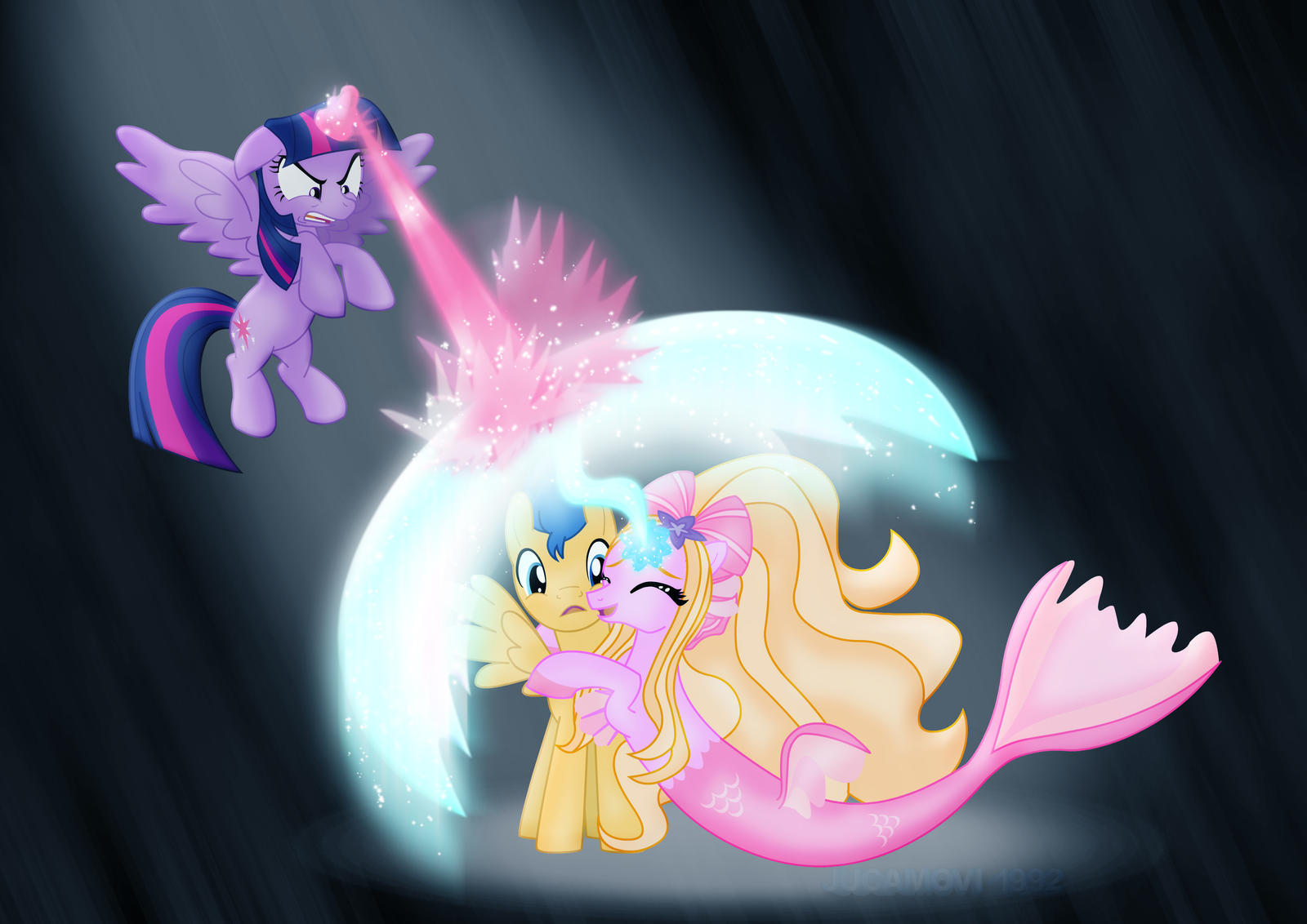 Alicorn, Pegasus and Mermaid