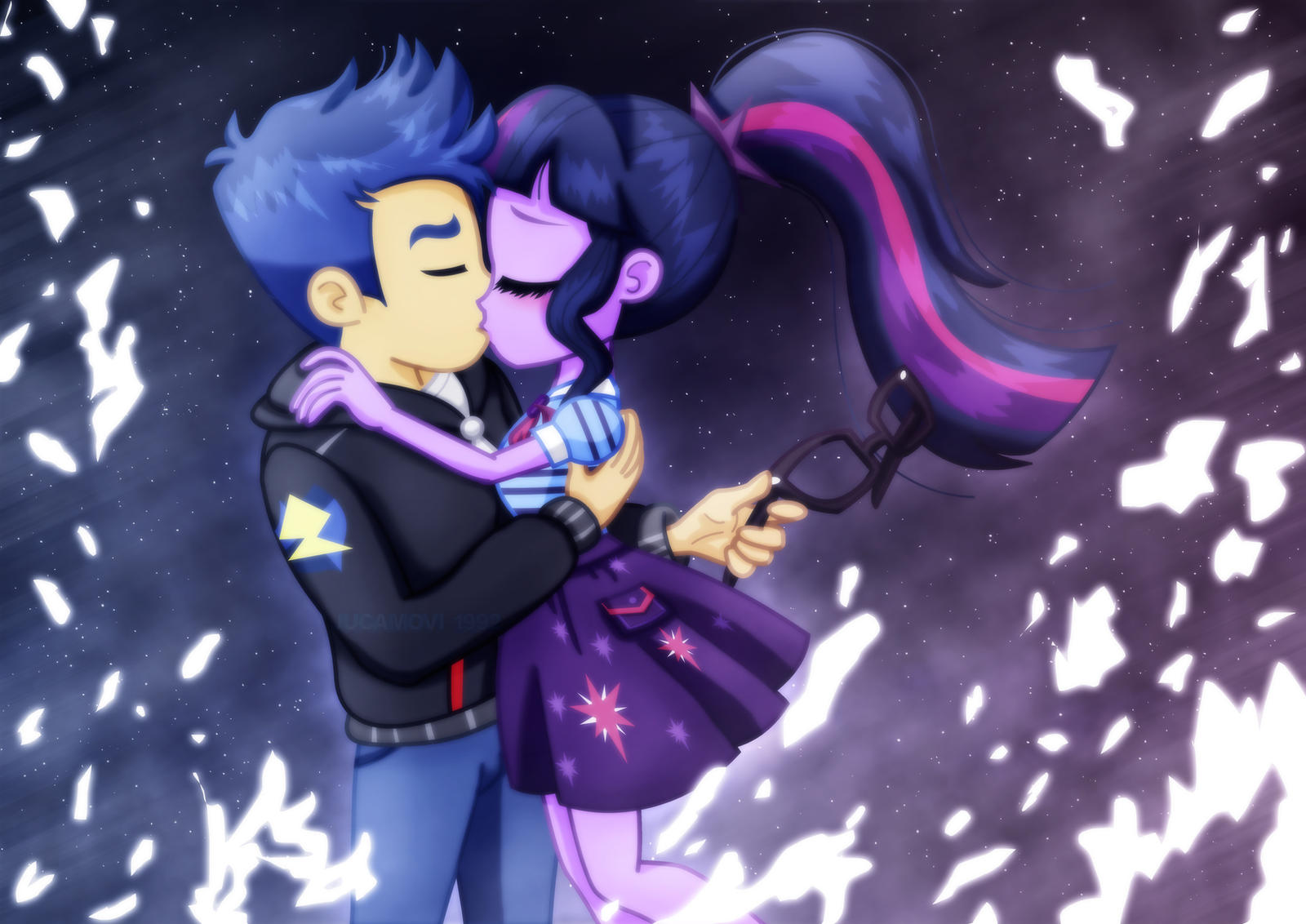 Sci Twi and Flash Sentry_Kiss
