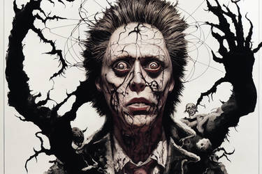 Chris Walken zombie poster