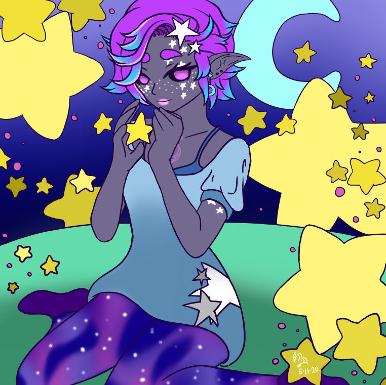 Alien Elf Starry Alien Elf by Ri-Gon on DeviantArt