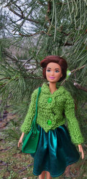 Barbie in the green