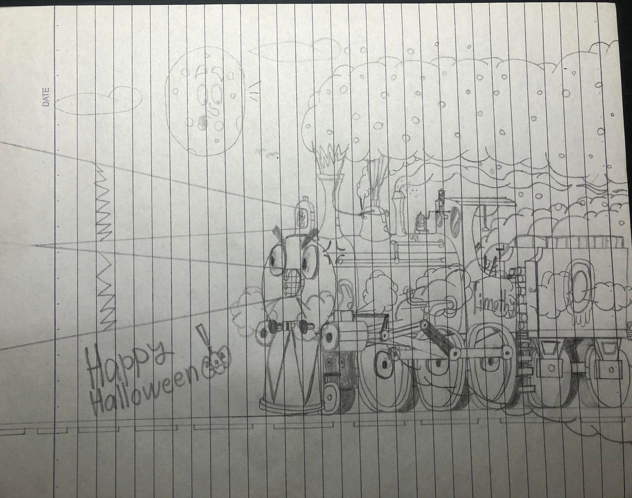 Timothy The Ghost Train by dukejohnson199 on DeviantArt
