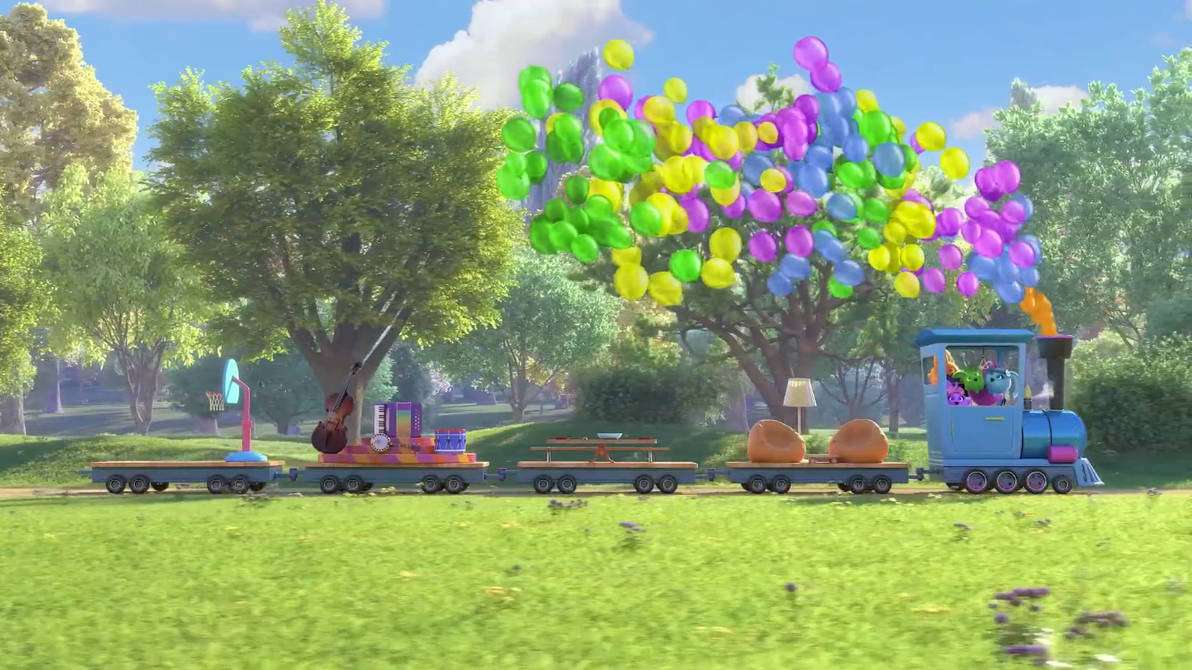 Train Balloon Stack A Locomotive That Blow Balloons Out Of Its Stack by dukejohnson199 on ...