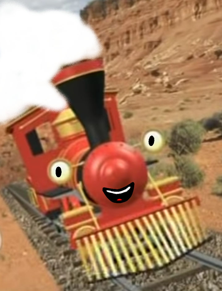 Little Red Train In My Art Style by dukejohnson199 on DeviantArt