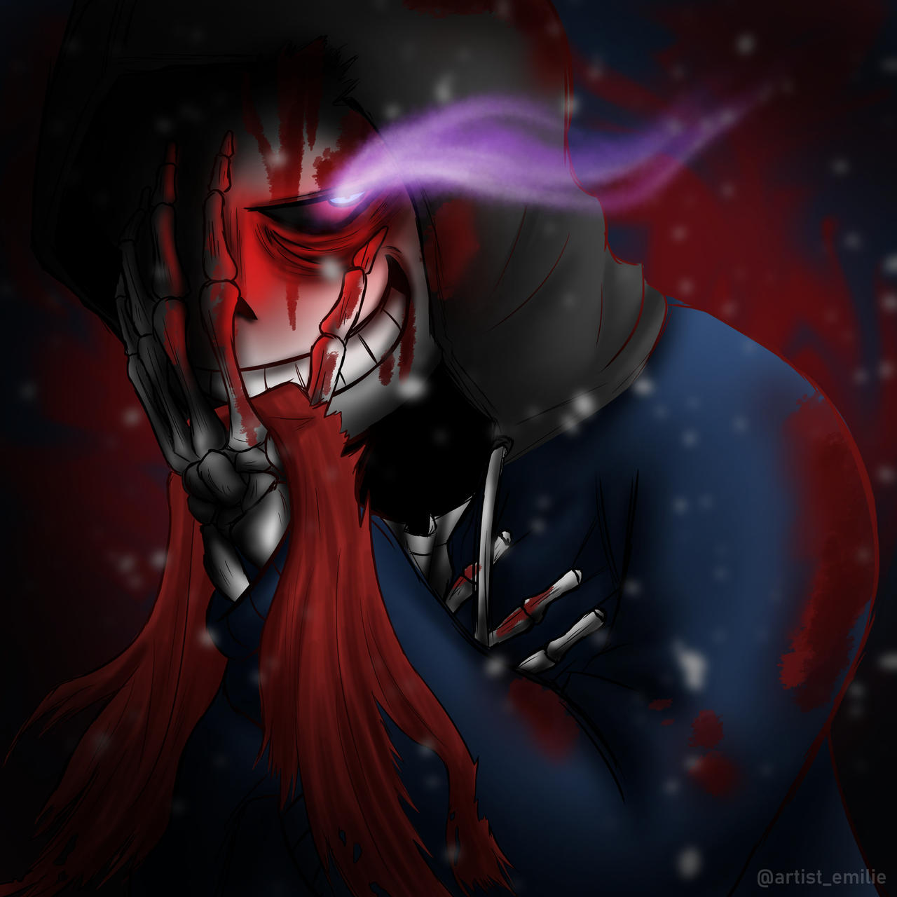 Dusttale Sans by FroggyNori on DeviantArt