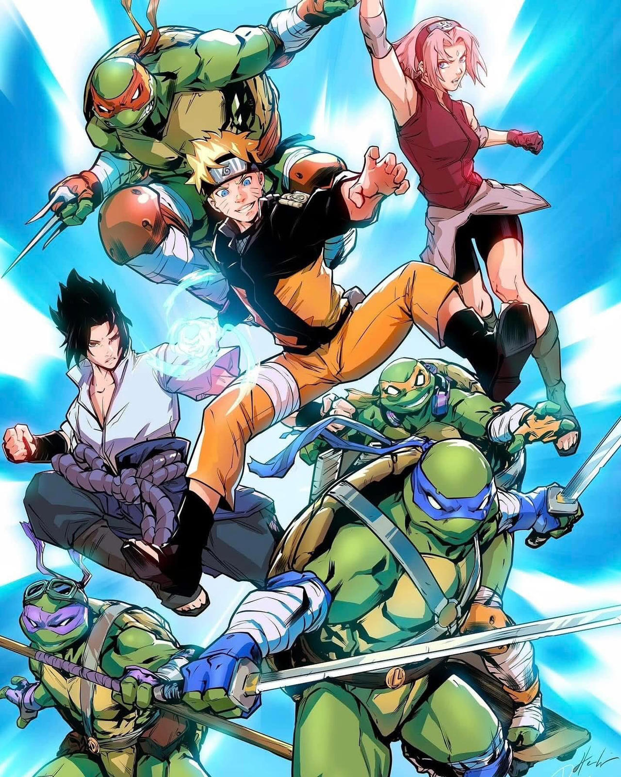 Naruto x teenage mutant ninja turtles preview by Bbyblackcat on DeviantArt