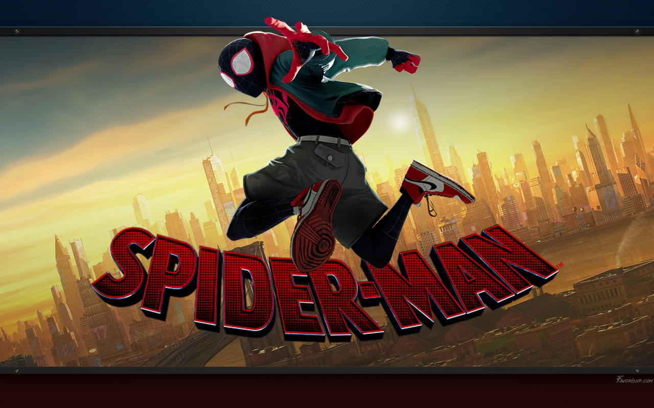 Spider Man into the Spider-Verse - Wallpaper by Favorisxp on DeviantArt