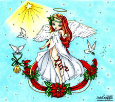 Christmas Angel coloring contest