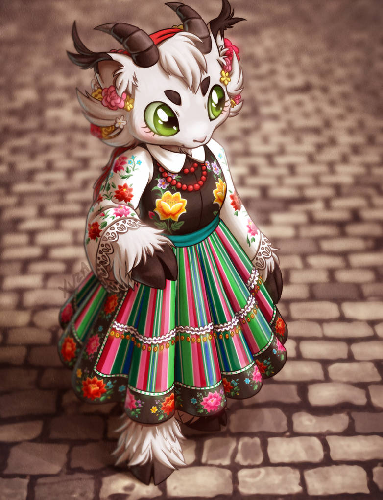 Folk Flowers by xuza