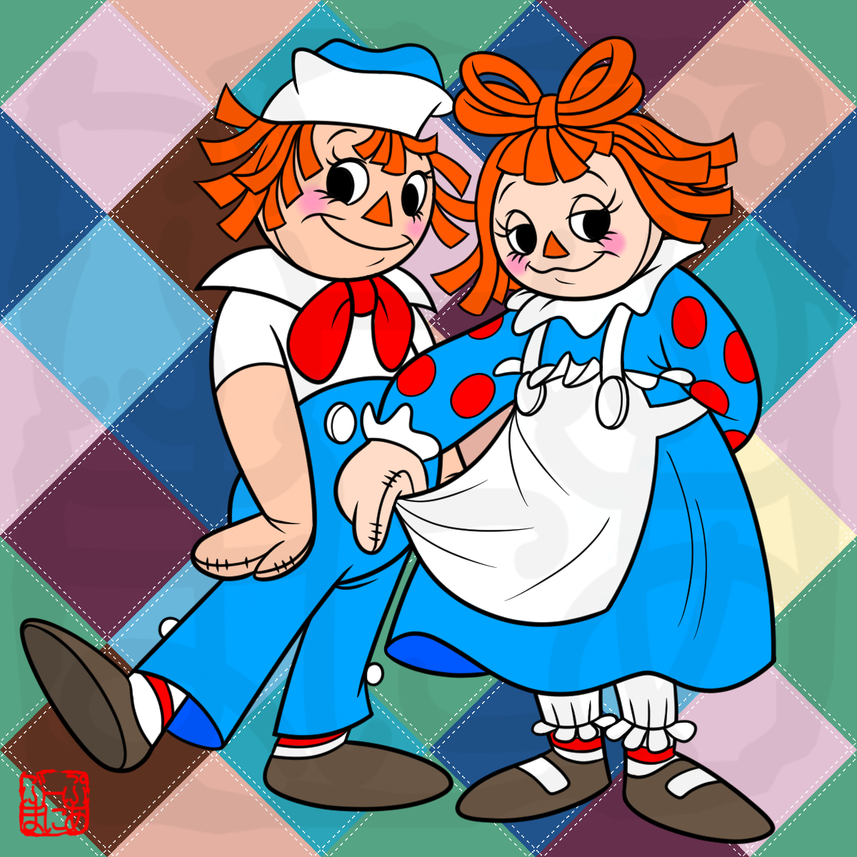 Raggedy Ann and Andy by boopmania on DeviantArt