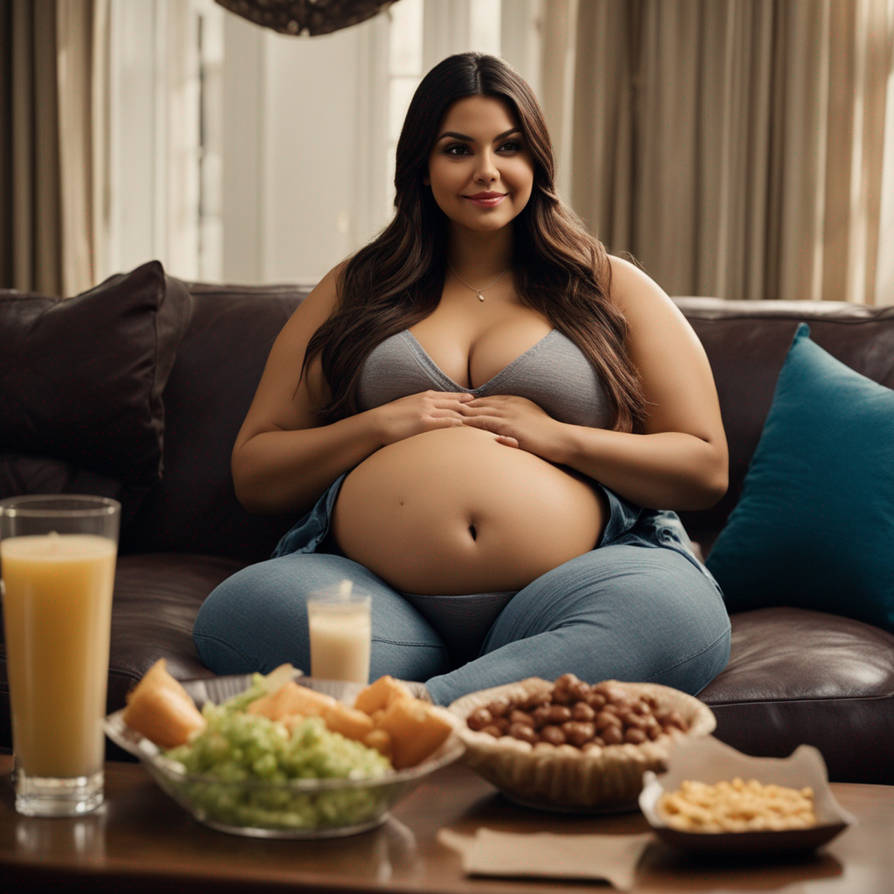Victoria Justice But With A Big Bloated Bbw Bellly