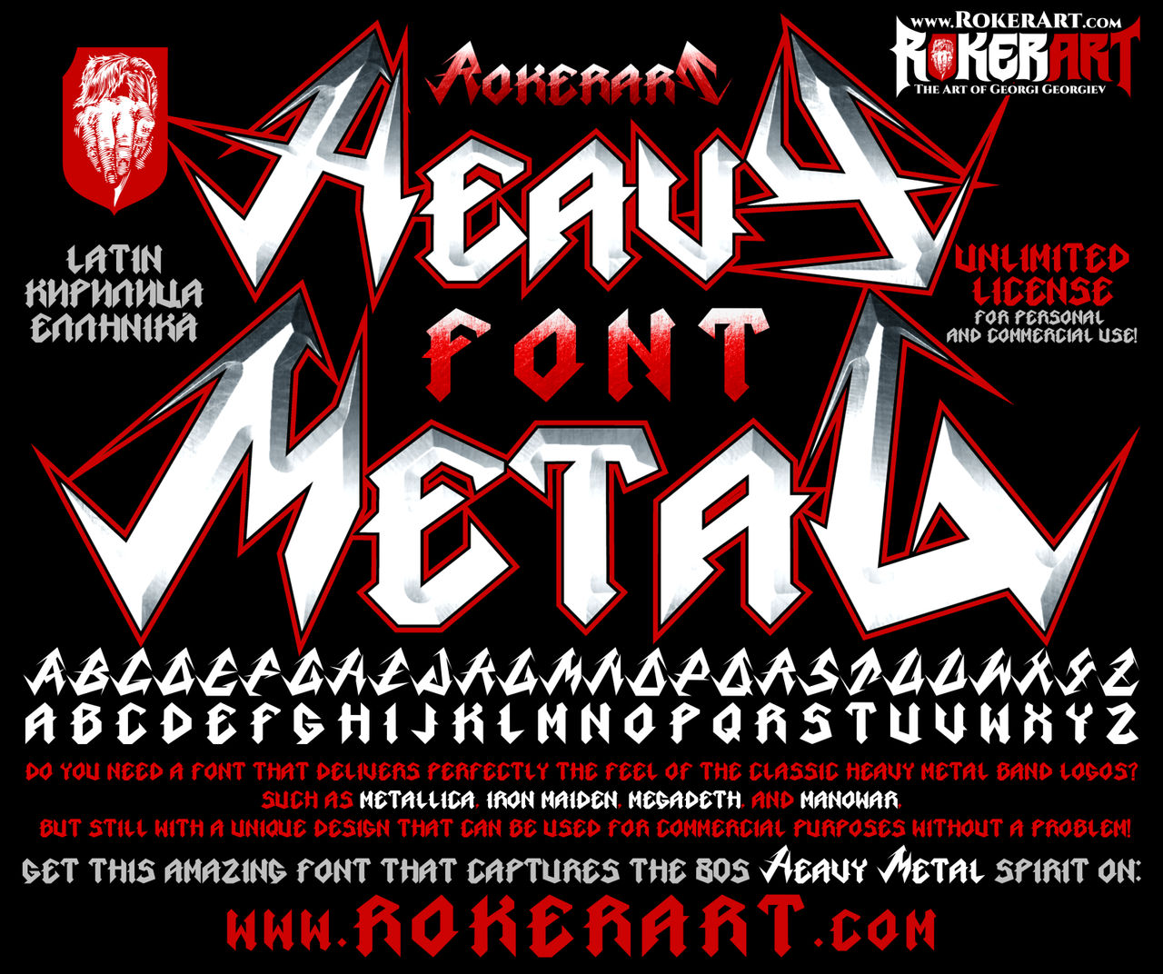 Heavy-metal-font by RokerArtwork on DeviantArt