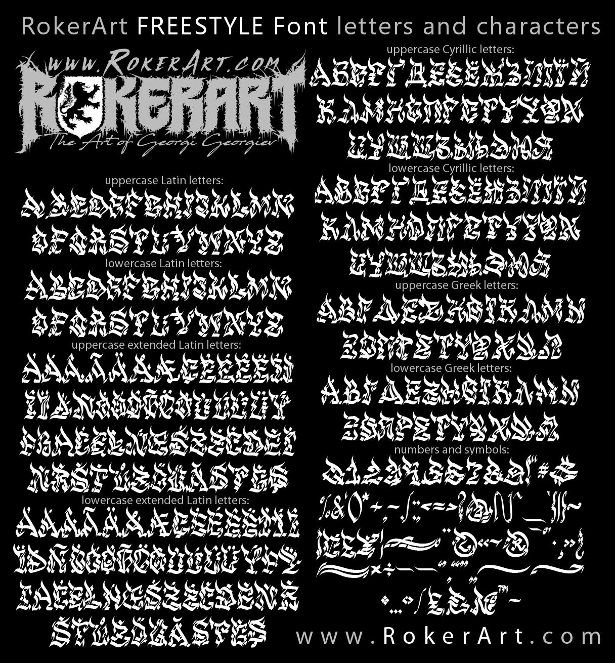 Free-style-font-letters by RokerArtwork on DeviantArt free-style-font-letters-by-rokerartwork-on-deviantart