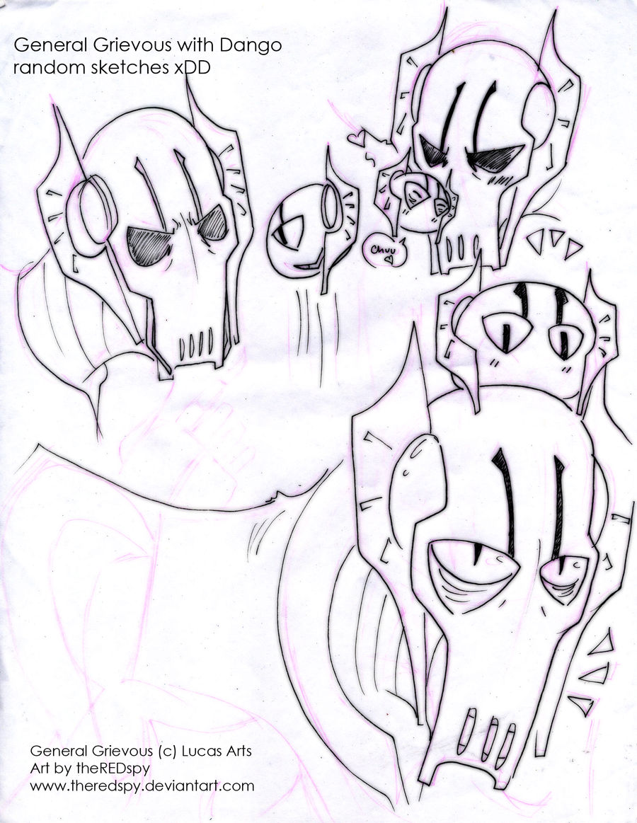 Grievous with his Dango sketch