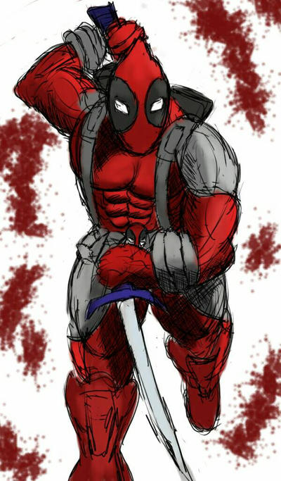 Deadpool splatter by ksingletary26 on DeviantArt