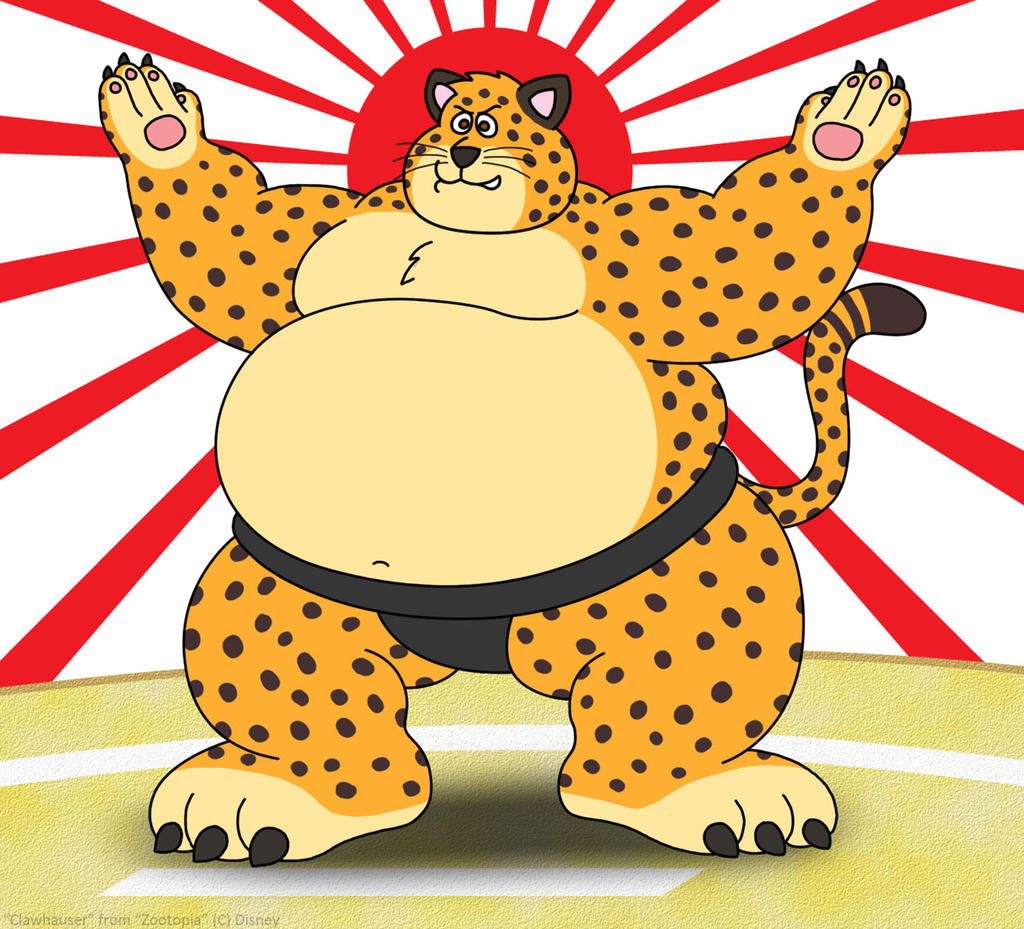 Clawhauser as Sumo Wrestler