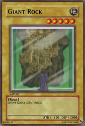 Giant Rock - Yugioh Card