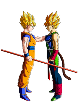 Son Goku and Bardock